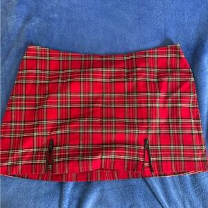 Torrid plaid mini skirt